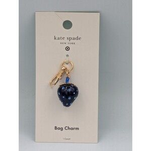 Kate Spade New York x Target - Blue Strawberry Bag Charm Keychain - NWT